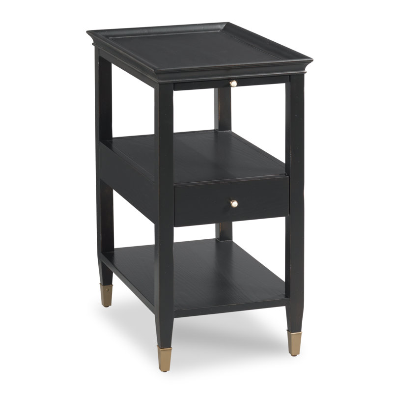 Speedwell 15'' W Solid Wood Nightstand, Amsterdam Black