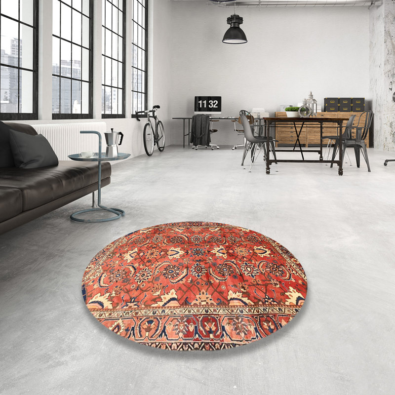 Cecele Oriental Indoor Rug, Round 3'