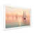 White Single Picture Framed