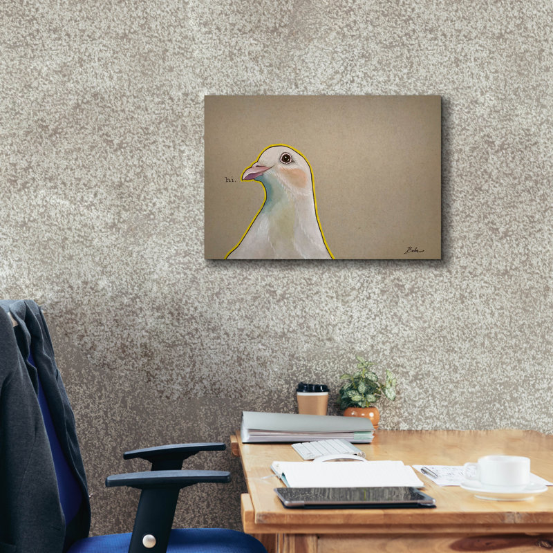  «A Dove's Hi» par Bebe Keith, art mural sur toile, 26 po x 18 po