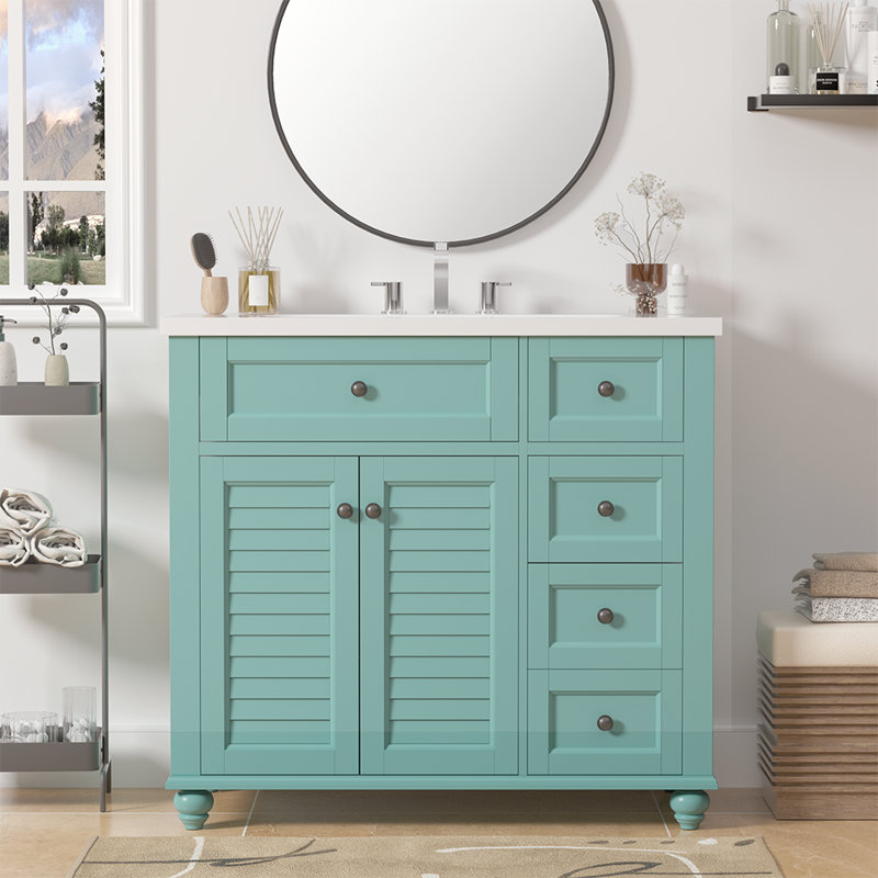 Meuble-lavabo simple 36,01 avec comptoir