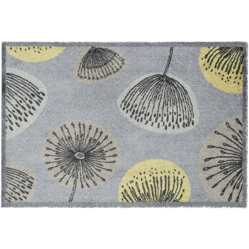Hunnicutt Botanical Florals Kitchen Mat, 0.8cm H x 50cm W x 75cm L