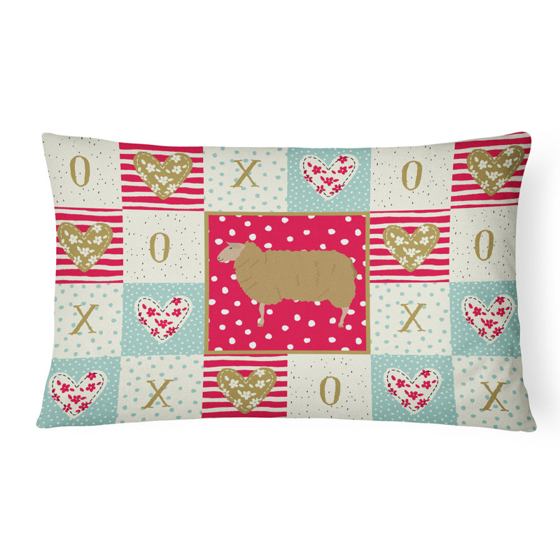  Coussin d'extérieur East Friesian Sheep Love