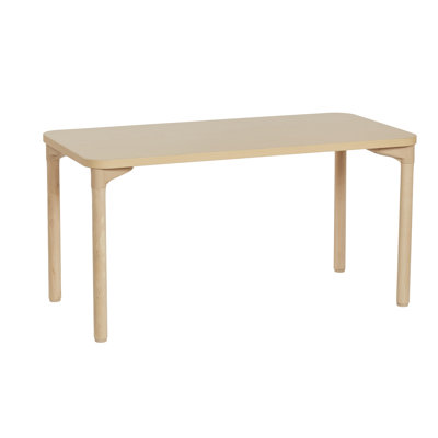 Rectangle All-Purpose Activity Table with Wood Legs