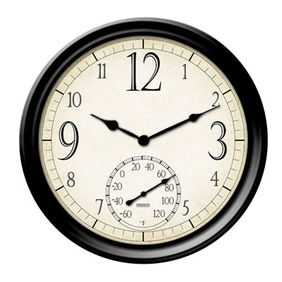 14'' Wireless Clock Thermometer