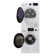 Equator Stackable 18 Lbs Washer 1.9cf 110v+heat Pump Dryer 3.7cf 110v Stack Kit