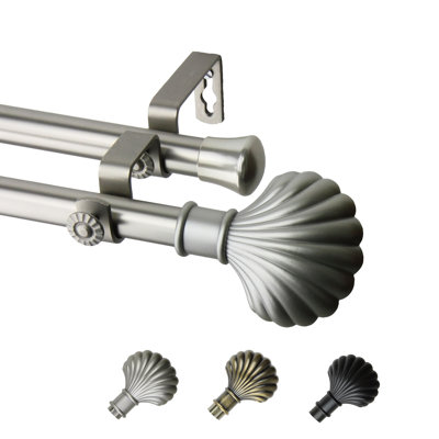 Mignon Adjustable Double Curtain Pole