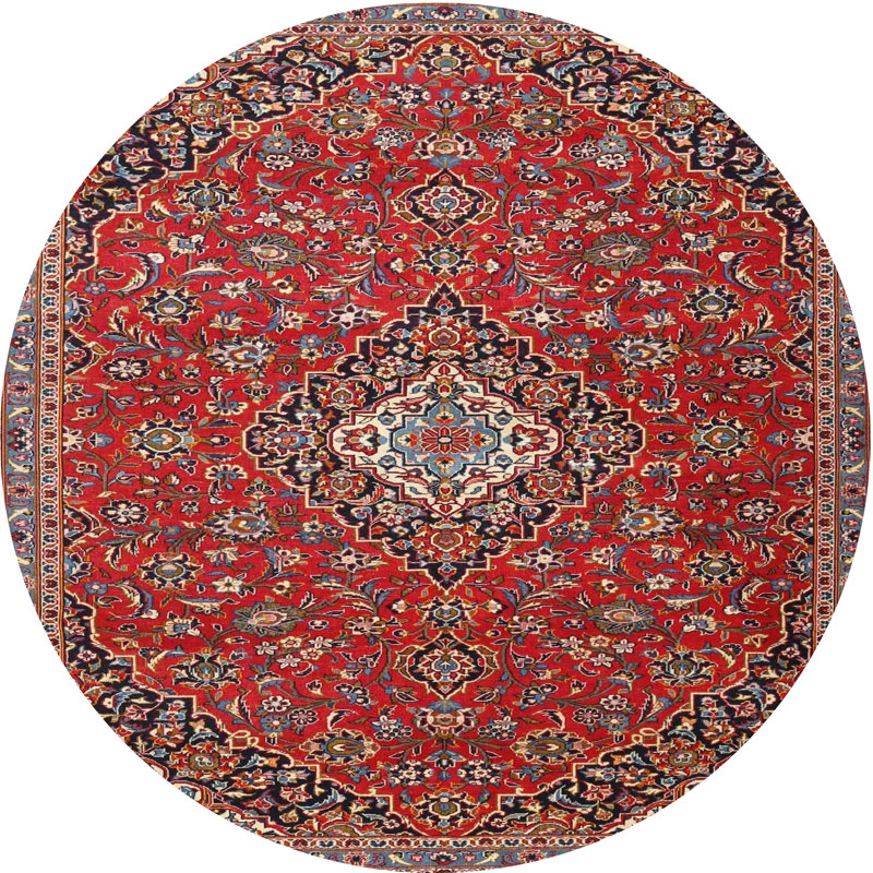 Oriental Indoor Rug, Round 7'