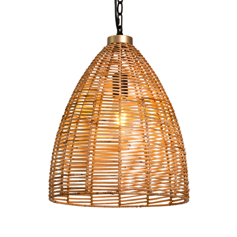 Jax 1-Light Rattan Pendant Light