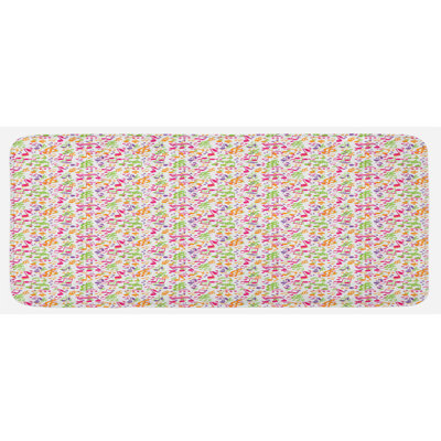 Modern & Contemporary Solid Color Synthetic Kitchen Mat