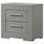 Table de chevet 2 tiroirs Pierce Grey-1413838947