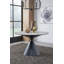 Hodgeman Round Stone Top Metal Base Dining Table-99640958-99636195