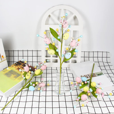 Easter Egg Shaped Artificial Berry Branches
