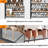 24 Pair Shoe Rack 6-Tier for Footwear Book Flowerpots with Storage Box