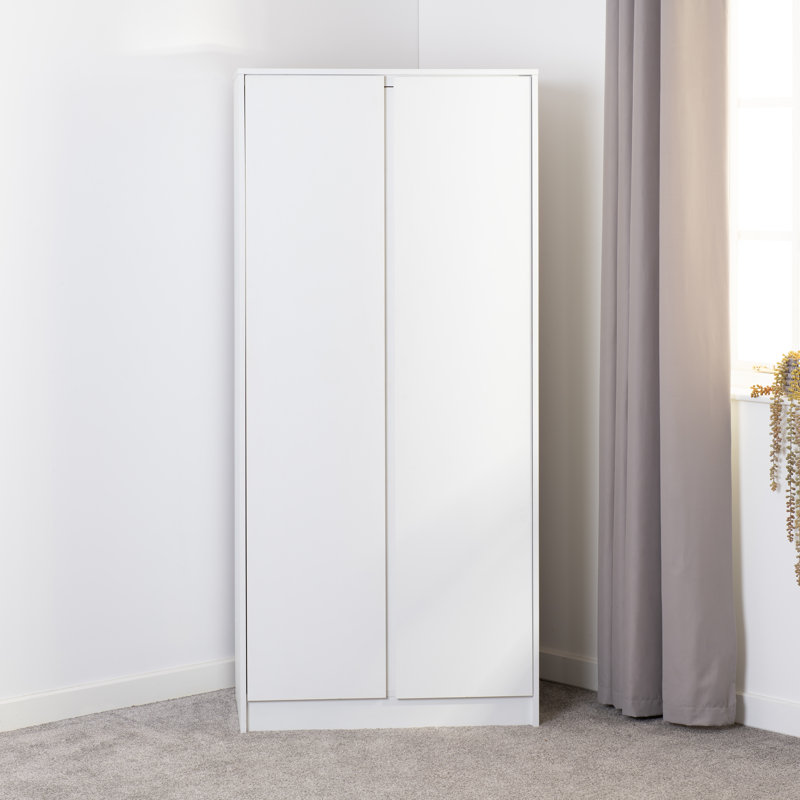 Braunstein 2 Door Wardrobe, White