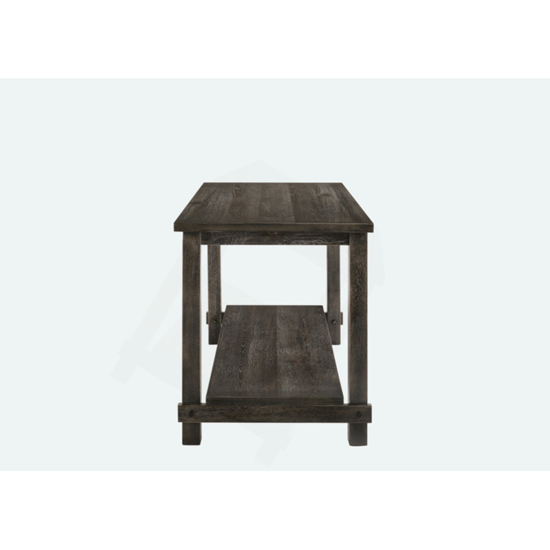 Weathered Gray Finish Counter Height Table
