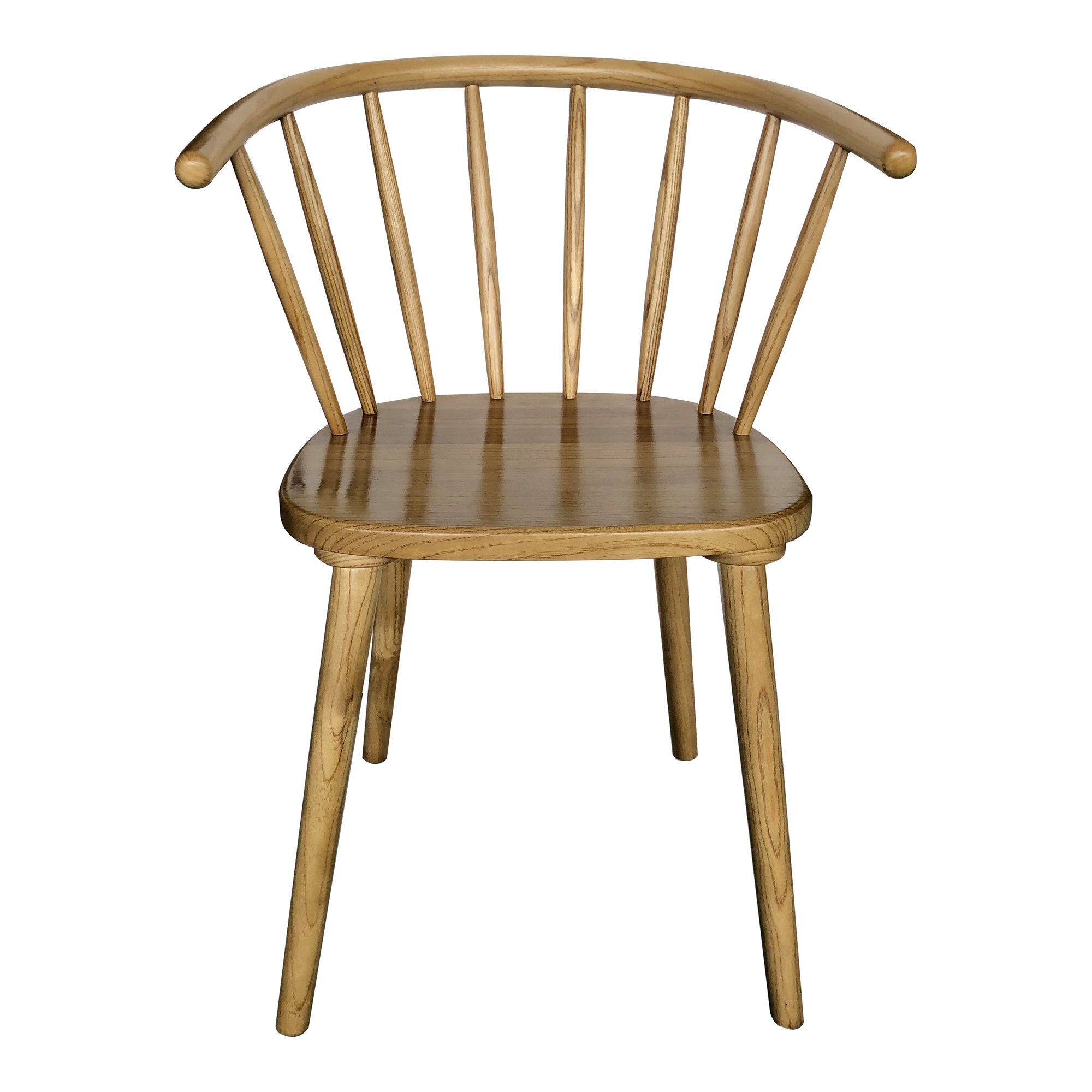 Solid wood windsor discount back side chair