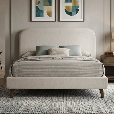 Marlowe Bed With Rounded Profile Headboard