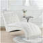 Chaise longue sans accoudoirs touffetée