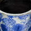 Ensemble de 4 pots de fleurs en terre cuite D7,5 x 6 po, bleu blanc vieilli