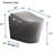 Modern Bidet Toilet With Auto Open/Close, Flush, Heated Seat, Warm Water Wash, Foam Function, And Adjustable Nozzle Positions - Grey, Contemporary Design Smart Automatic Open Close, Built In