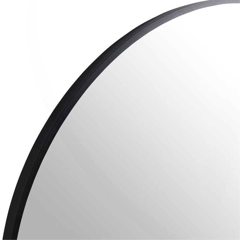 Miroir de salle de bain avec cadre durable et reflet transparent pour les maisons élégantes, 32 po x 32 po