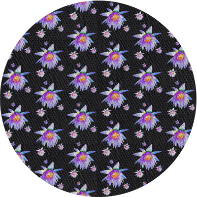 Tapis bleu foncé Safaa