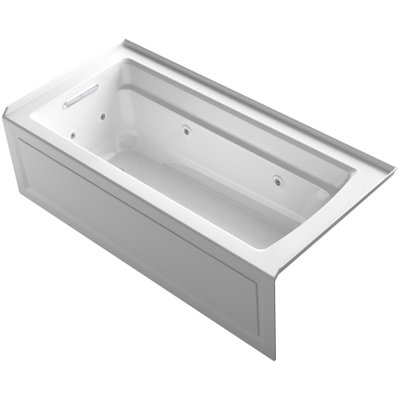 Archer® 66" X 32" Integral Apron Whirlpool with Integral Flange and Left-Hand Drain
