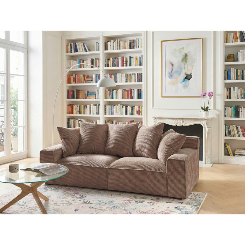 3 Seater Corduroy Sofa