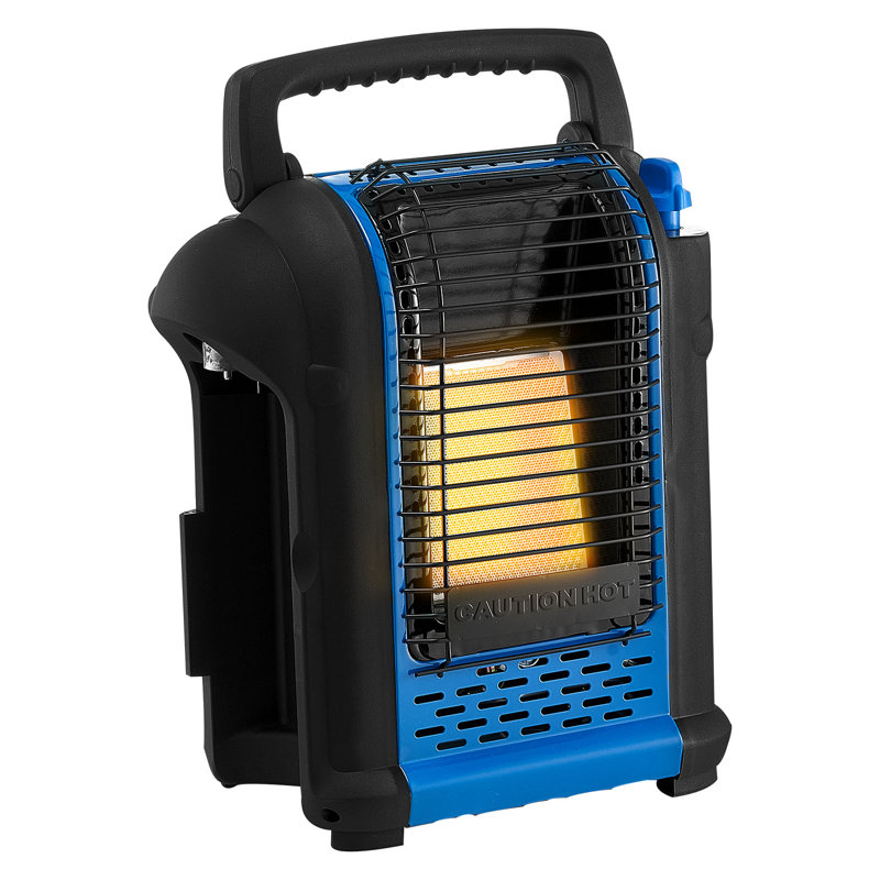 Portable Propane Heater 9000BTU Stepless Temp Settings TipOver Protection