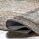 Aagna Distressed Medallion Power Loom Performance Brown/Gray/Ivory Rug