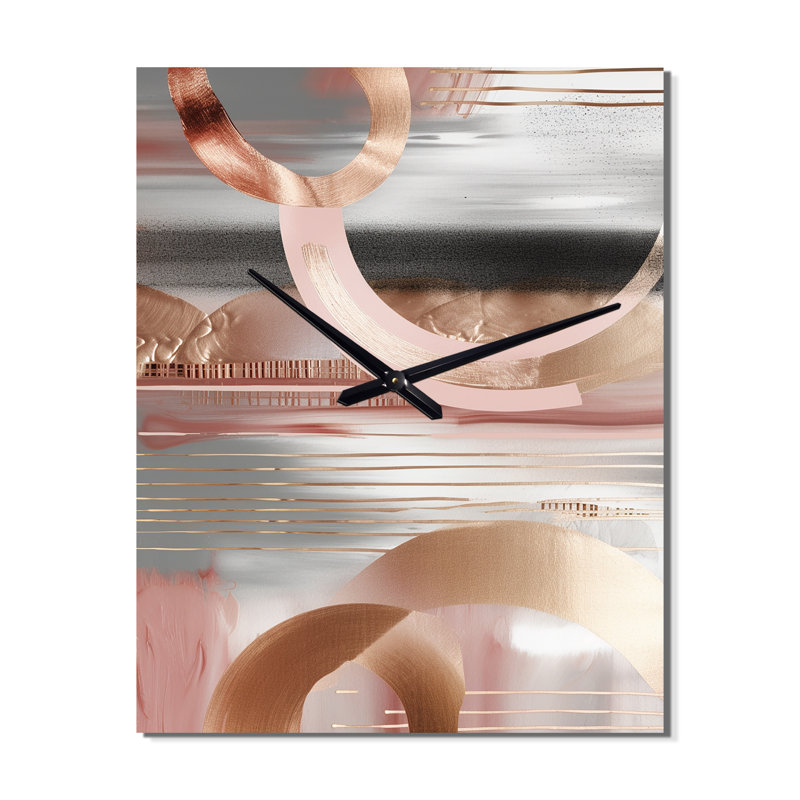 Irsa - Horloge murale moderne surdimensionnée, H 40 po x l 30 po x P 1 po