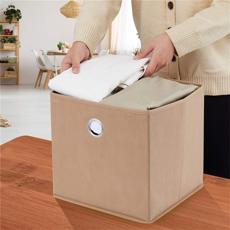 Ebern Designs Fabric Decorative Bin