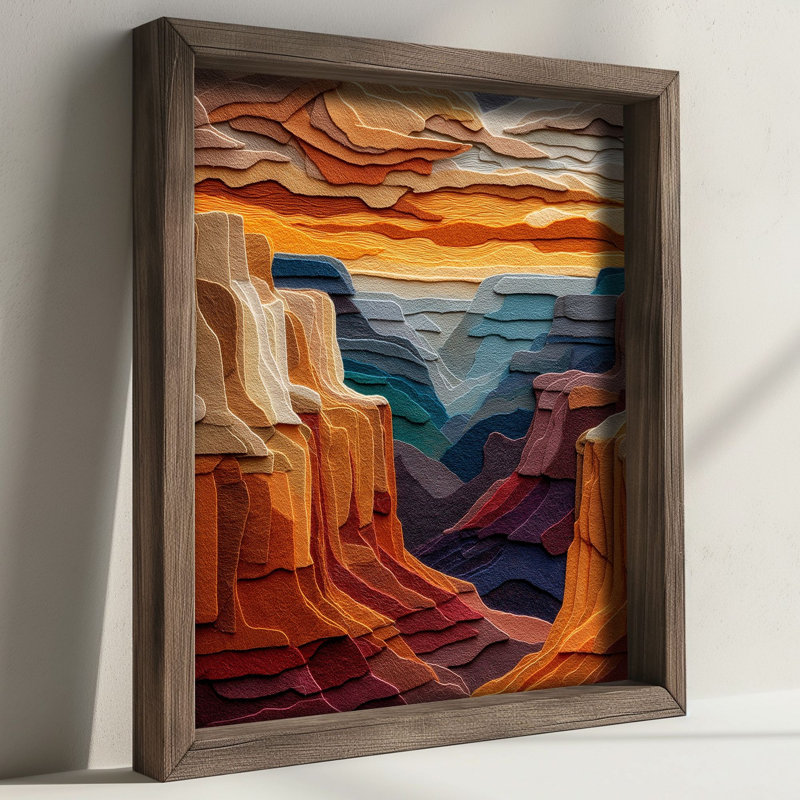 Peinture décorative en panneau de fibres à densité moyenne, 27.56" H x 27.56" W