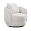 Fauteuil d'appoint pivotant rembourré Opal-105268590