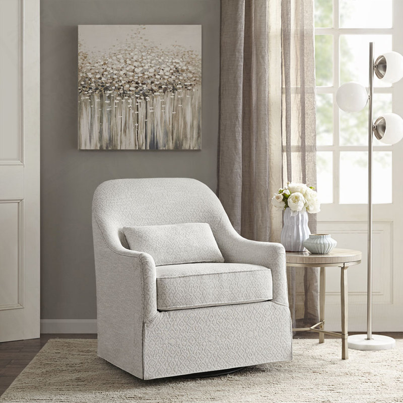 Chaise pivotante rembourrée à 360 degrés, Polyester