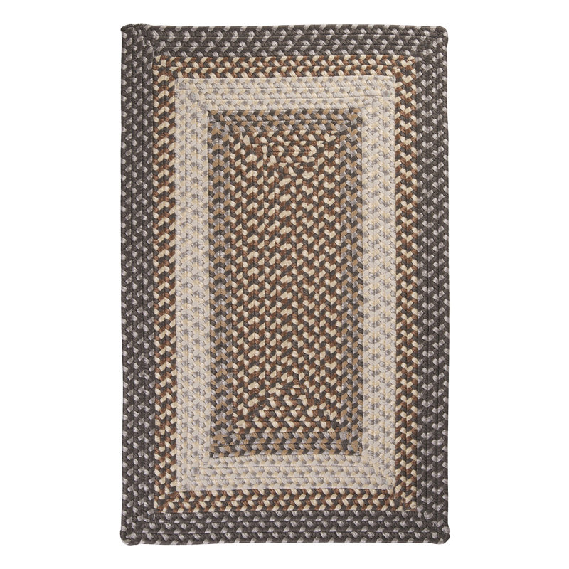 Tapis intérieur / extérieur gris Dietz, Carré 4 pi