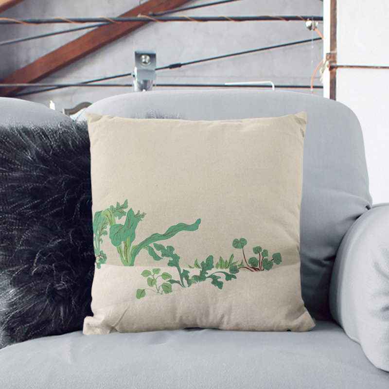 Square Cushion, 55cm H x 55cm W x 20cm D, Stone