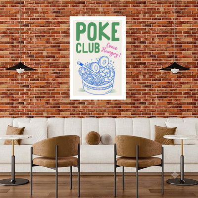 Art mural contemporain Poke Club