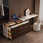 Coiffeuse avec miroir lumineux, 6 tiroirs