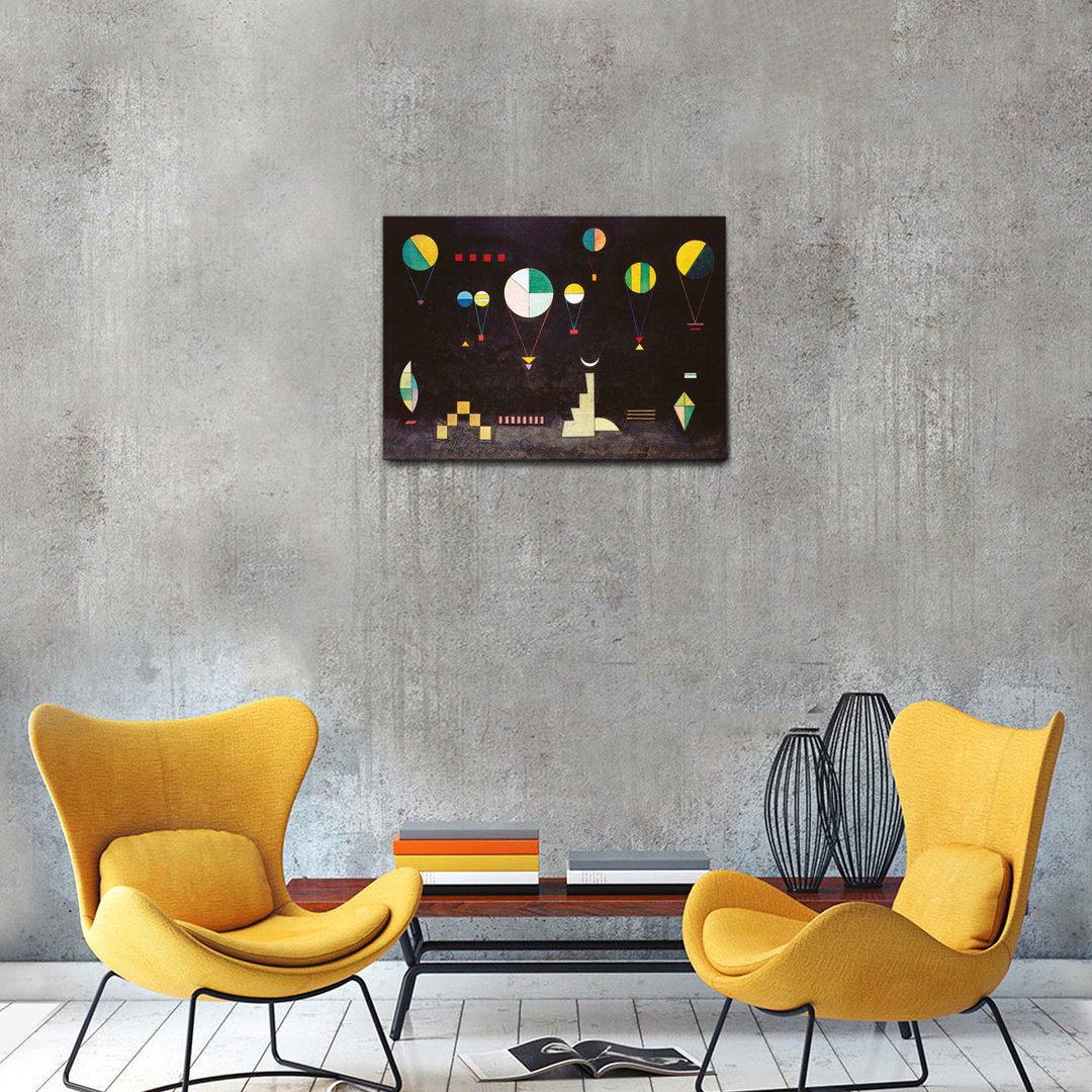 Ebern Designs - Quadro - Vassily Kandinsky - Piatto Profondo - Vetro Acrilico Plexi - 100X70 - Pronto Da Appendere - Qua...