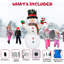 Bonhomme de neige gonflable de Noël