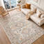 Eldon Pale Pink/Teal Rug-163001547