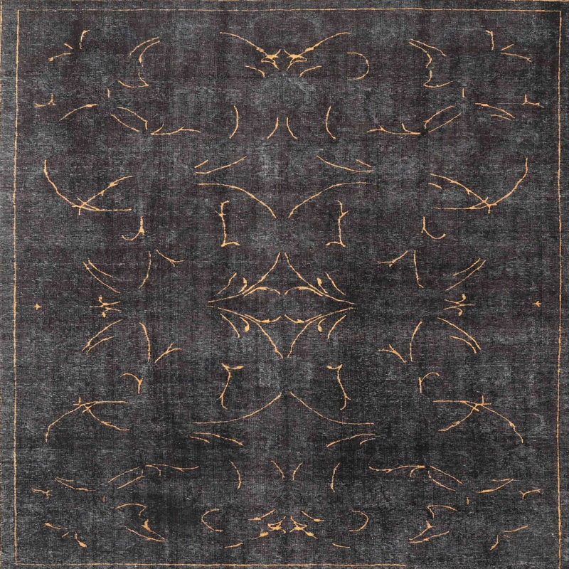 Oriental Indoor Rug, Square 4'