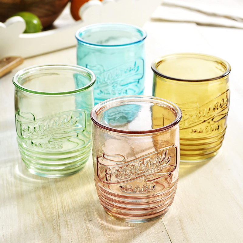 Ensemble de 4 verres Mason 16 oz Retroware Original Mason