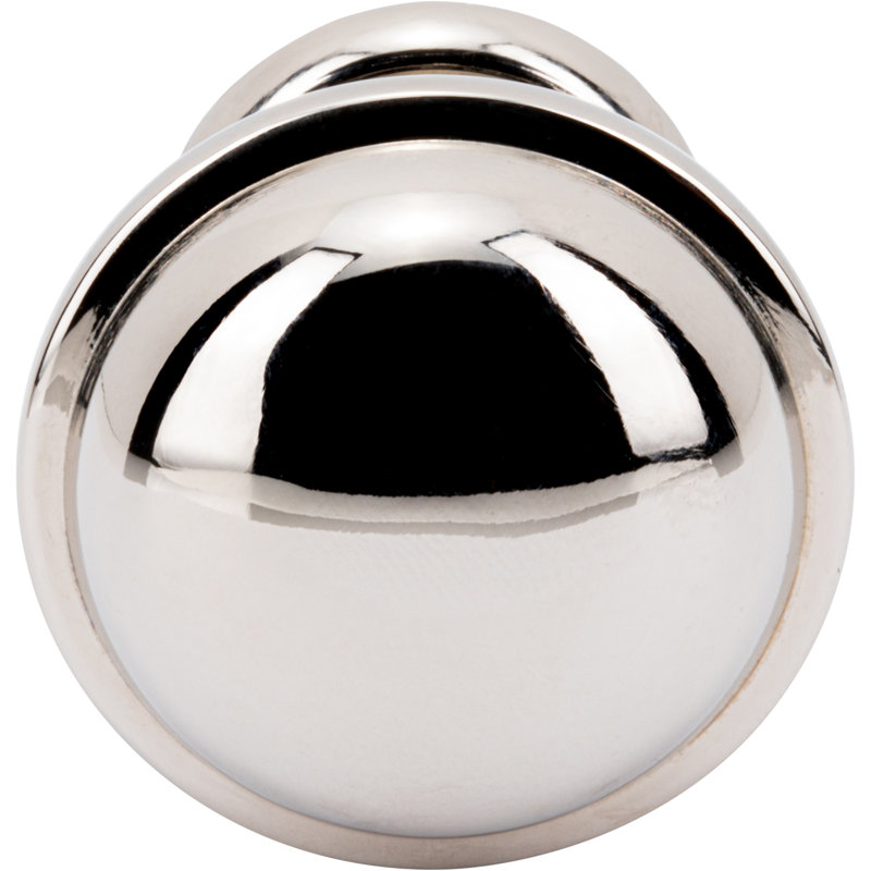 Ronan Diameter Round Knob, Polished Nickel, 1 1/4"