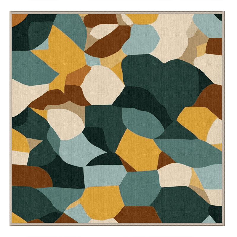 Tapis Pixel Layered Land, Carré 4 pi