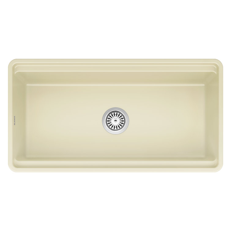 Blanco Profina 36" L x 19" W Fireclay Farmhouse Sink with Cutting Board