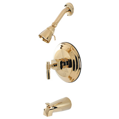 Kingston Brass Milano Single-Handle Pressure Balanced Tub and Shower Faucet