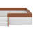 Upholstered Daybed Frame With Fence And Stairs-1697866050